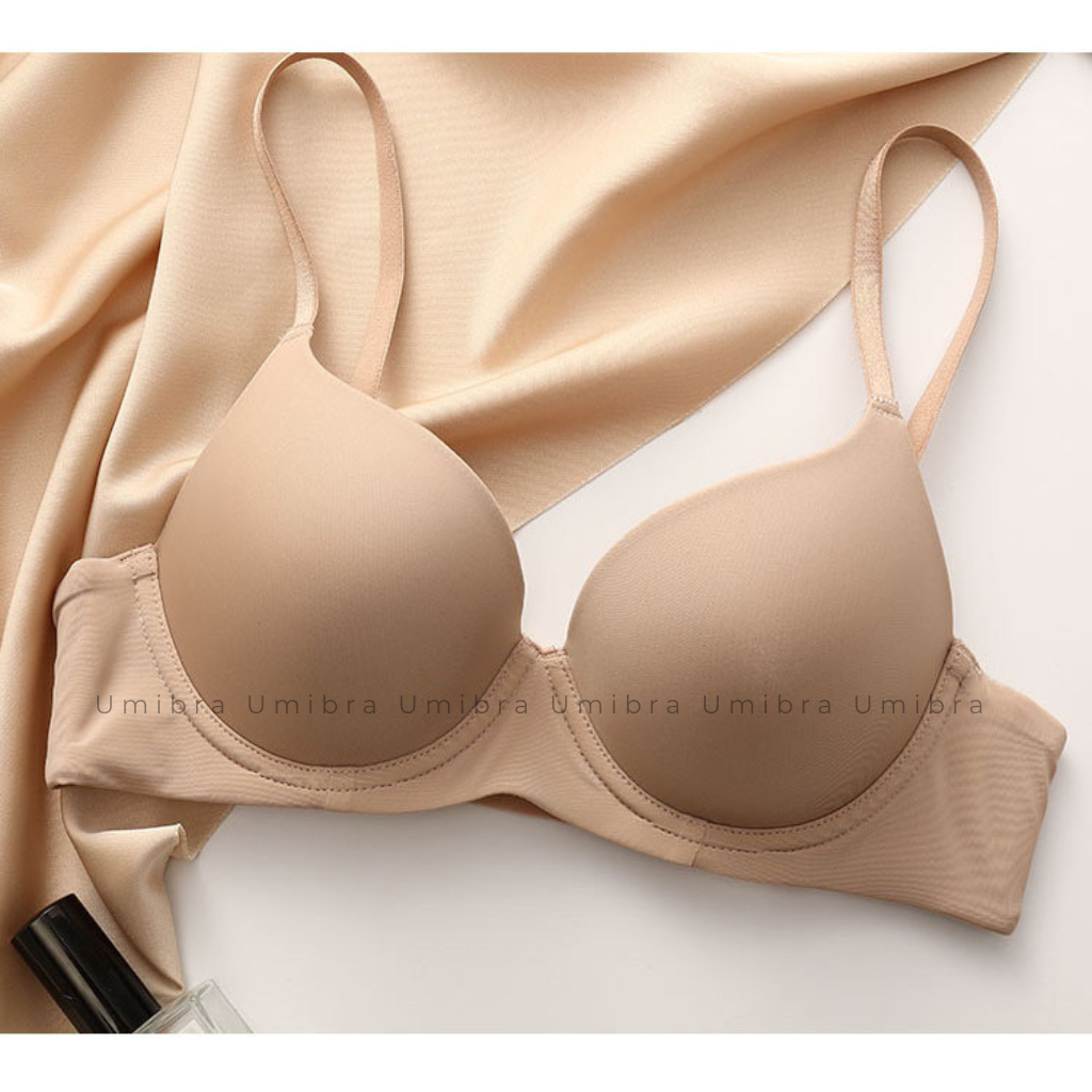 Áo lót nữ Umibra mút mỏng vừa có gọng định hình ngực màu trơn - AN35