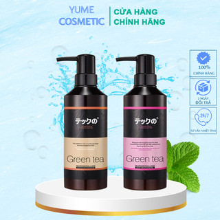 Bộ dầu gội + xả siêu mềm mượt Green Tea - Nhật Bản 780ml/chai