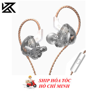 Tai nghe Bass KZ EDX, Trong suốt, bass mạnh có micro