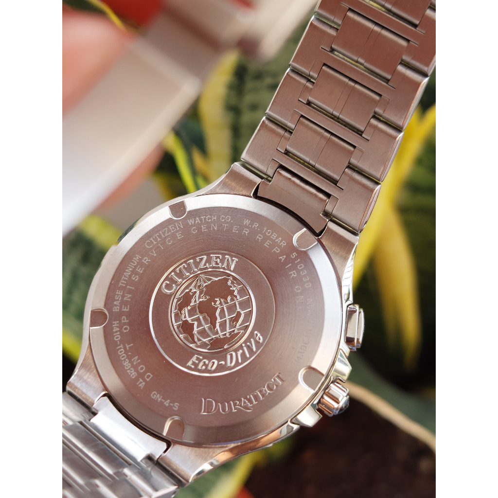 Đồng hồ nam Citizen Exceed eco drive Titanium chạy pin năng lượng hàng Si