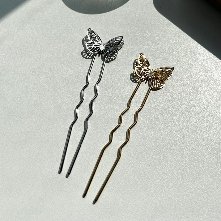 Trâm cài gợn sóng nhỏ nhắn sang trọng Modleaf Little butterfly stick Hàn Quốc