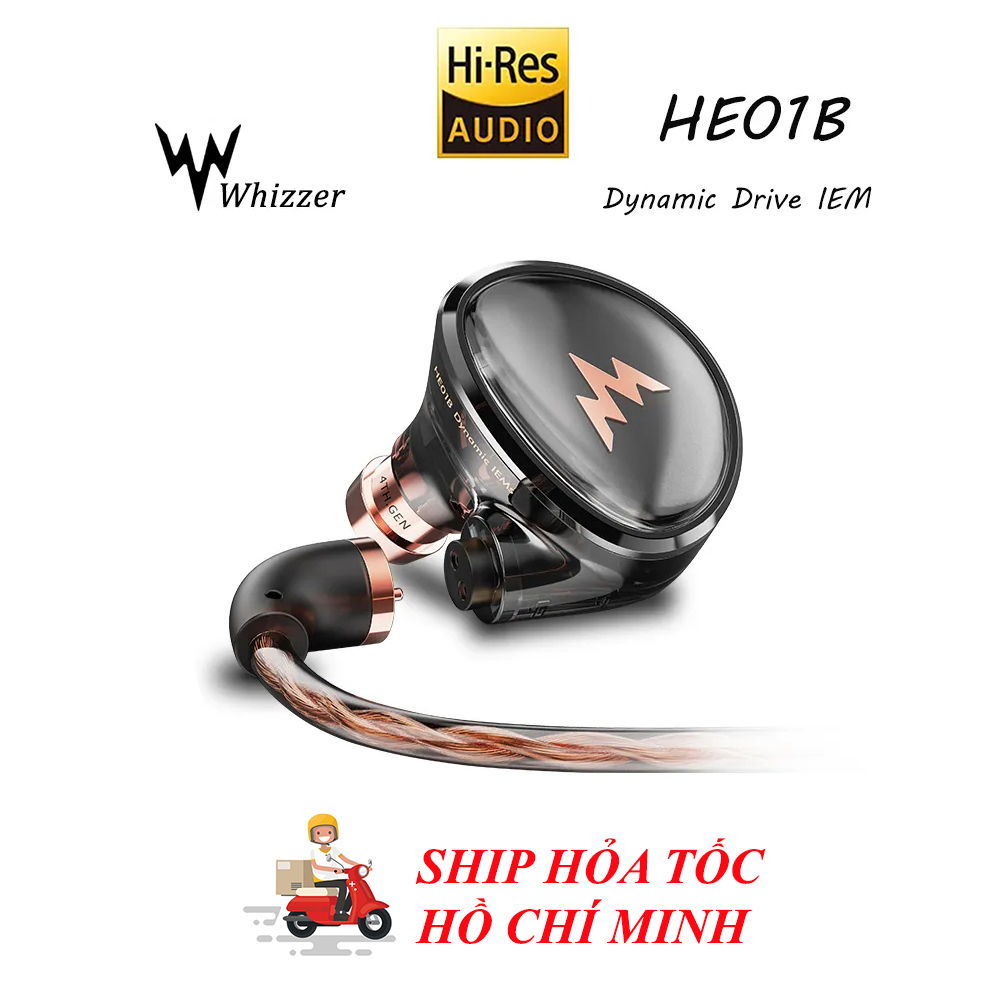 Tai nghe công nghệ HDSS WHIZER HE01B, Âm hay, thiết kế đẹp