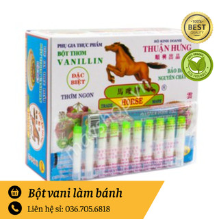 Bột thơm vani làm bánh - gói 10 ống