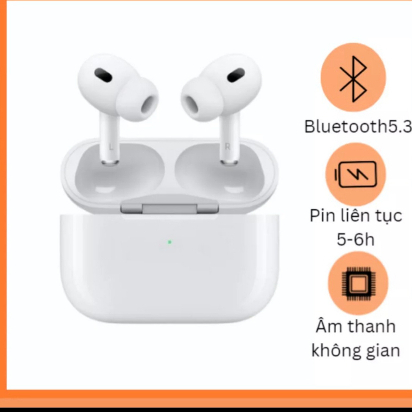Tai nghe Bluetooth A.P Pro + Ốp tai nghe 3D full chức năng ( định vị, xuyên âm, khử tiếng ồn,..)
