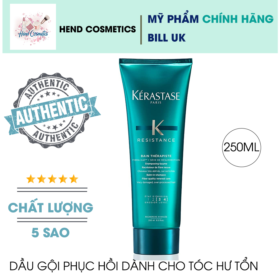 Dầu gội phục hồi tóc siêu hư tổn Kerastase Bain Therapiste 250ml