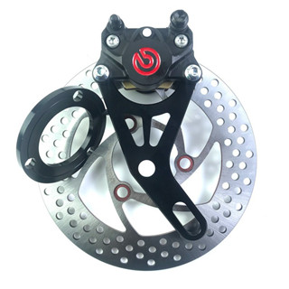 Bộ phanh đĩa sau độ phanh đĩa cho xe điện ( bộ 4 món)