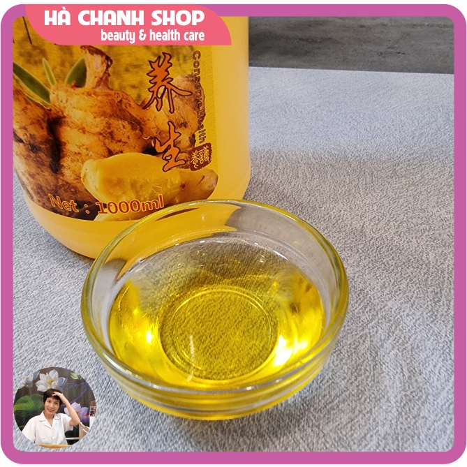 Dầu Massage Body OUBIQUAN Dầu Gừng Già Ấn Độ Nóng Ấm Thông Kinh Lạc Mát Xa Toàn Thân Đậm Đặc Hương Gừng Thơm Chai 1000ml