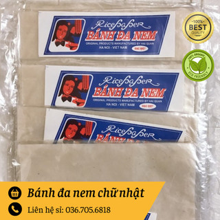 Bánh Đa Nem Chữ Nhật Cuốn Ăn Gỏi