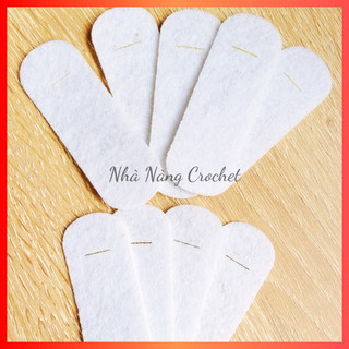 Set 10 Phôi Vải Nỉ Lót Kẹp 5cm 6cm 7cm, Vải Nỉ Giá Rẻ - Nhà Nàng Crochet