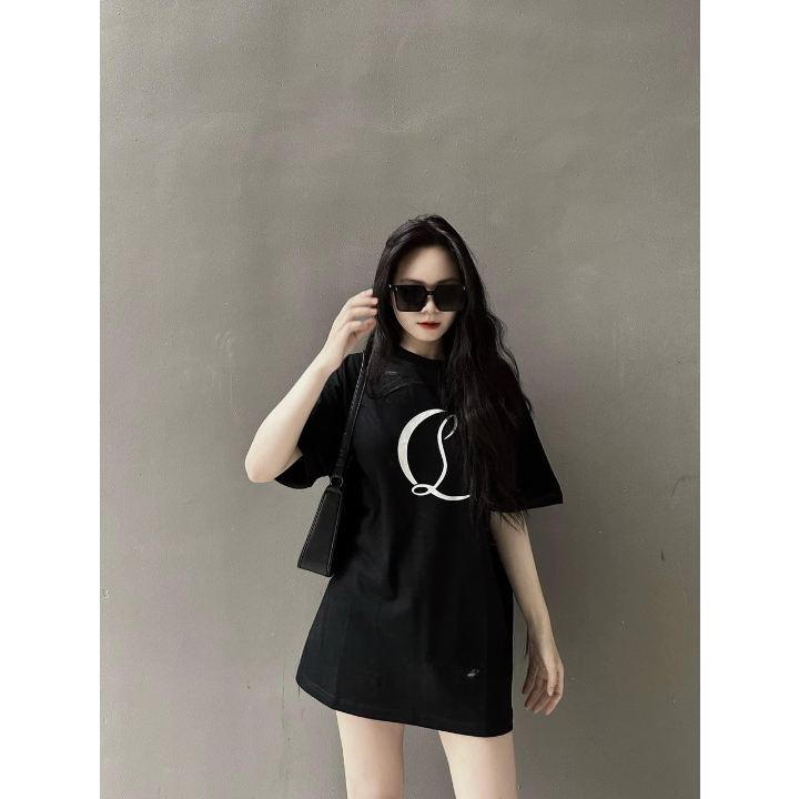 Áo Thun 3158 nhũ Unisex Nam Nữ dài rộng dáng Hàn Quốc chất Cotton t shirt local brand