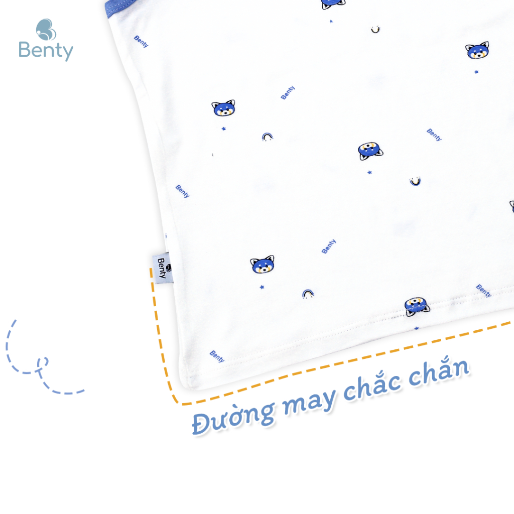 Bộ ba lỗ quần áo trẻ em họa tiết BENTY cotton mềm mịn mát, đồ bộ trẻ em cao cấp, thoáng khí