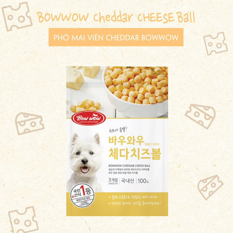 PHÔ MAI VIÊN BOWBOW 100g