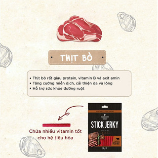 THỊT BÒ QUE - SNACK CHO CHÓ BOWBOW