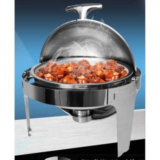 Nồi Hâm buffe Tròn inox 304 [ hàng dầy ]