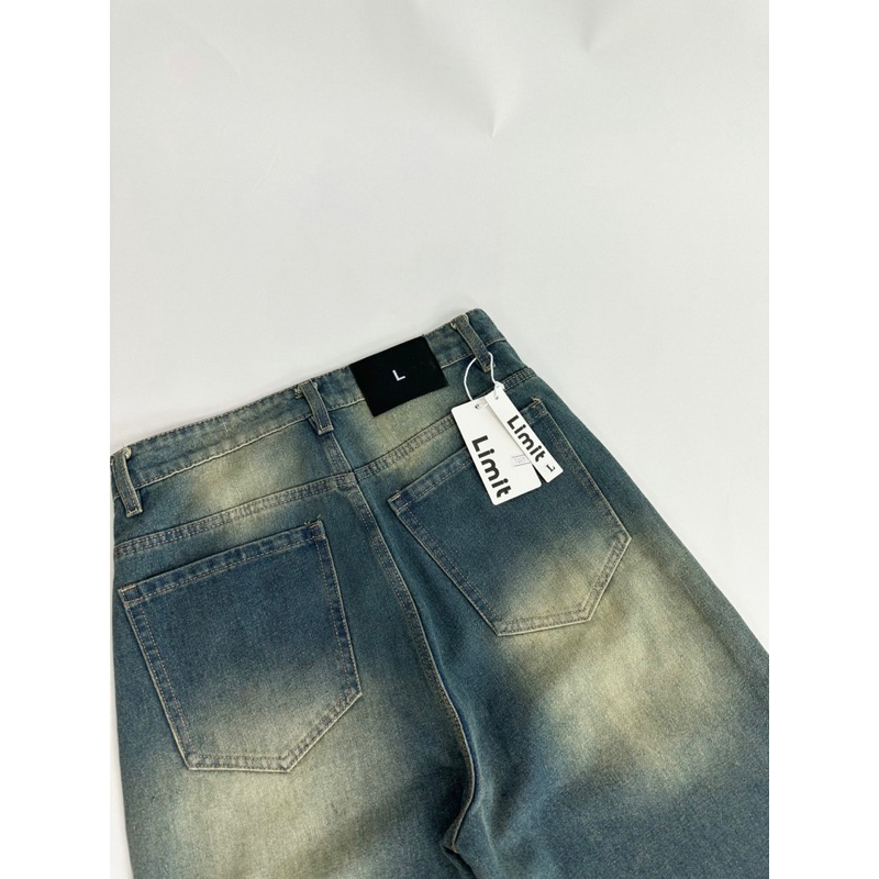 Quần jeans ống rộng nam nữ phong cách 1019 -CLASSIC WIDE JEANS