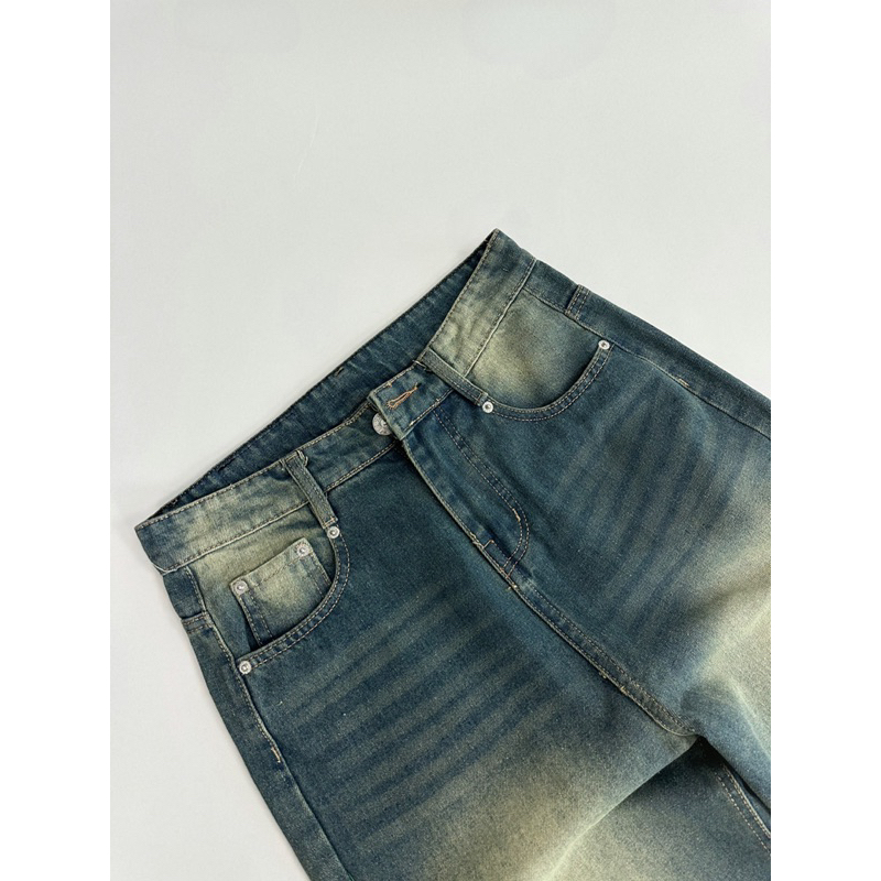 Quần jeans ống rộng nam nữ phong cách 1019 -CLASSIC WIDE JEANS