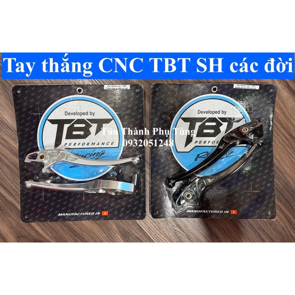 Tay thắng SH TBT nhôm CNC các đời sh 2 đĩa đồchơixe
