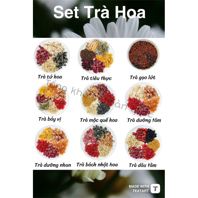 Trà hoa quả pha sẵn các loại trà chỉ 10k/1 gói