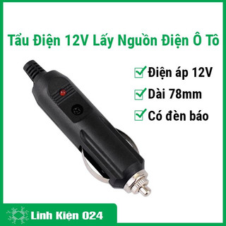 Tẩu điện 12V dùng nguồn điện ô tô có đèn báo