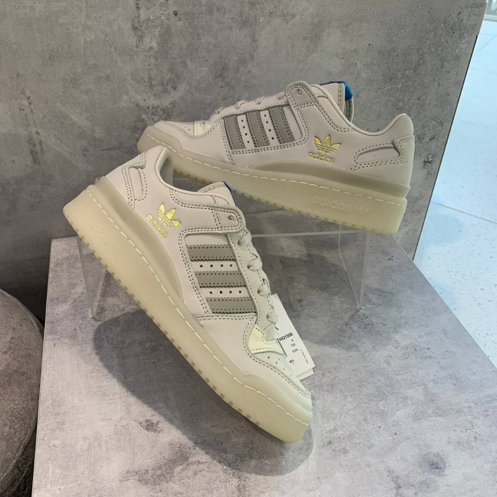 Giày Sneaker Nữ Adidas Forum Low 'Talc Sesame'  Màu Trắng Xám Lilac | PiuPiu Authentic