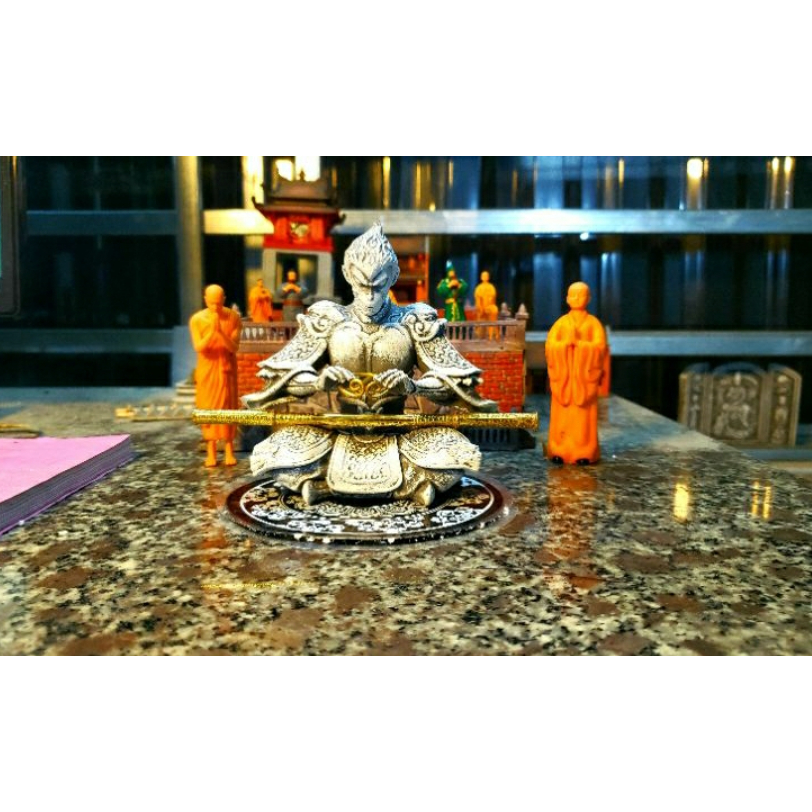 Tôn Ngộ Không kèm gậy mẫu mới, Phụ kiện trang trí tiểu cảnh, non bộ, bonsai mini, bể cá, sân vườn