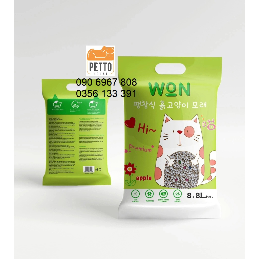 Cát vệ sinh cho mèo Germany/Best in show/Won 5L/8L