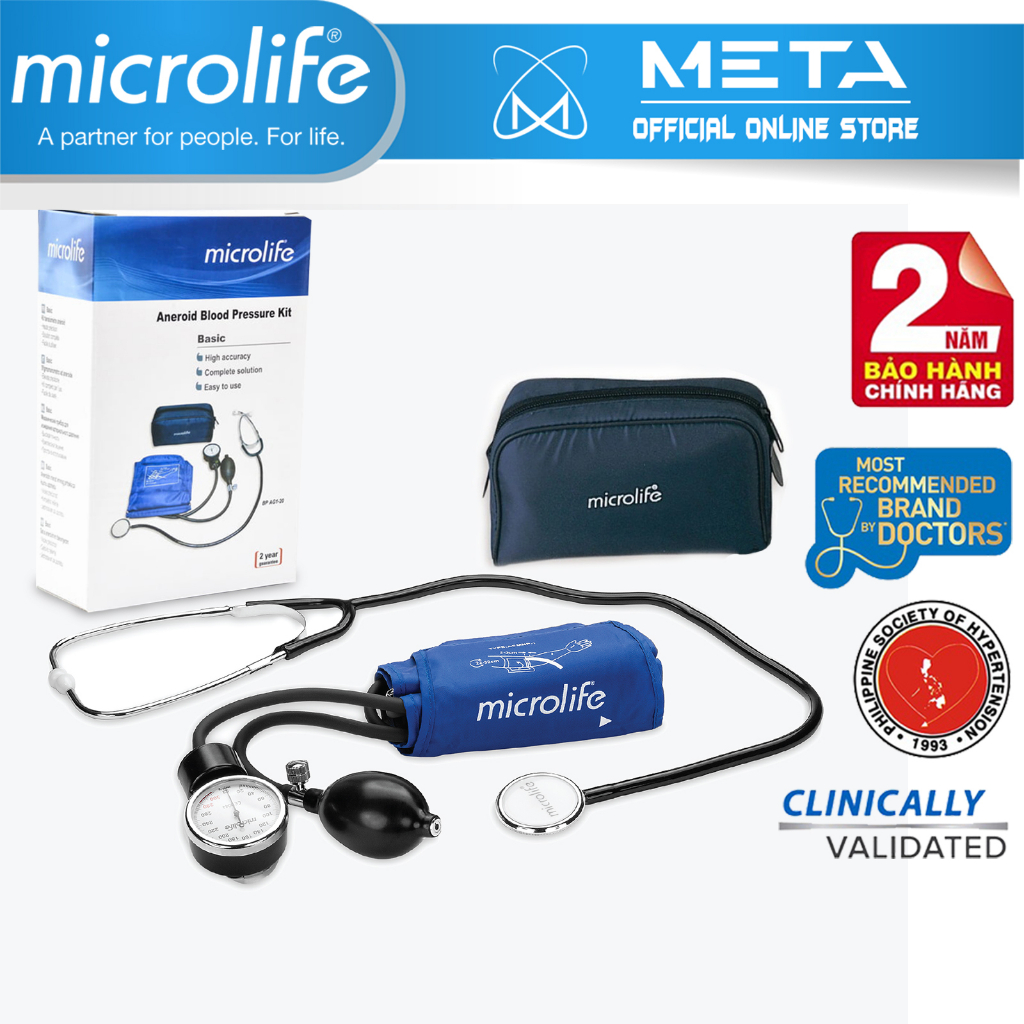Máy Đo Huyết Áp Cơ Microlife AG1-20 Thương Hiệu Thụy Sỹ | Cho Kết Quả Đo Chuẩn Xác Cao | Bảo Hành Chính Hãng 2 Năm