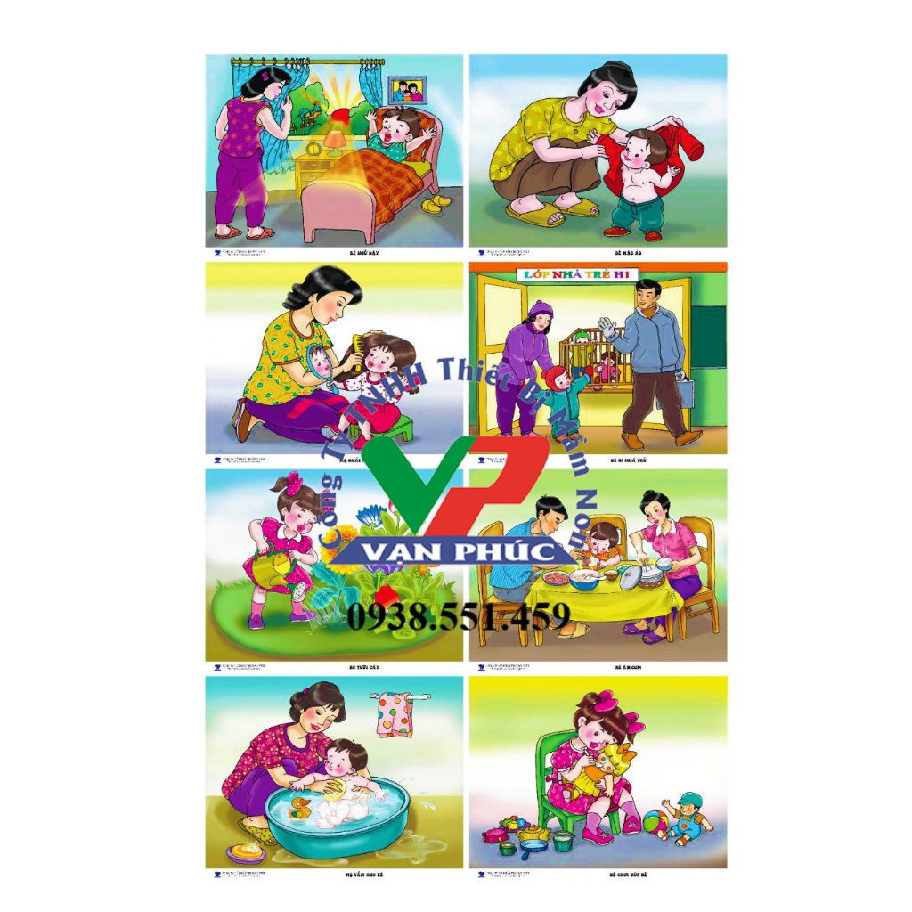 Bộ Tranh Nhận Biết – Tập Nói