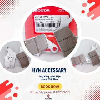 Bộ má phanh dầu trước/bố đĩa chính hãng honda dùng cho ab/vision/lead125