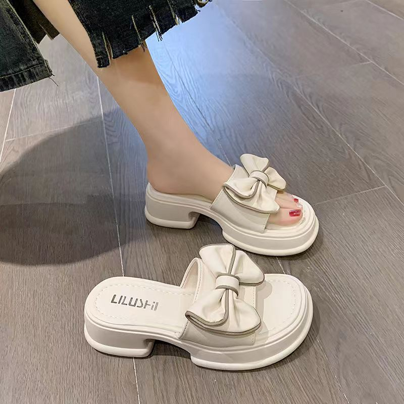 Dép kẹp đế cao thời trang mẫu mới mặc ngoài
