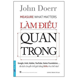 Sách - Làm điều quan trọng