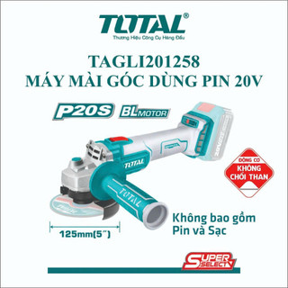 Máy mài góc dùng pin lithium 20v total tagli201258 mô tơ không chổi than