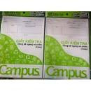 Giấy kiểm tra dòng kẻ ngang có chấm campus tp-bs70g-25 - màu xanh lá
