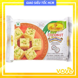 Bánh ngọt haldirams soan papdi coconut 250gr