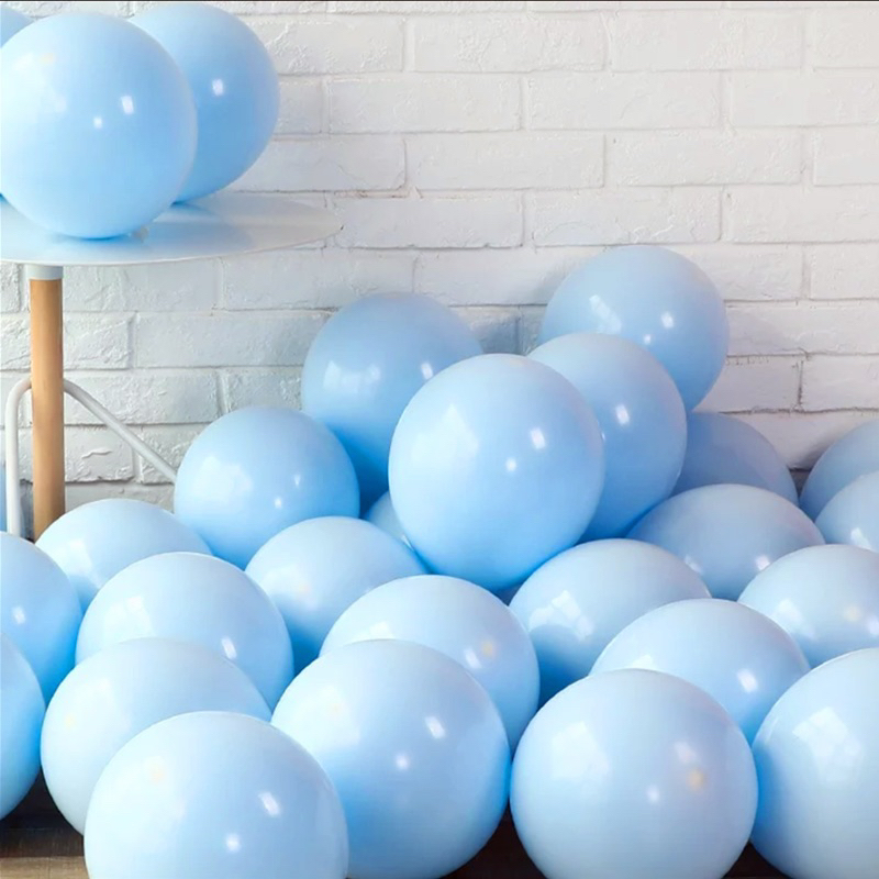 100 Bong bóng pastel tròn 10in thổi ra 25cm
