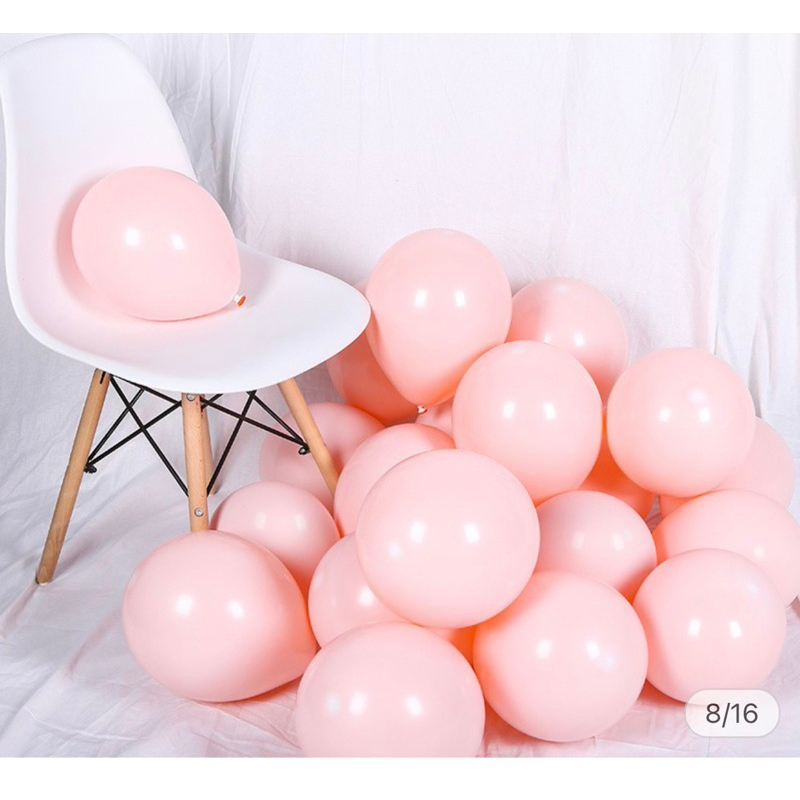 100 Bong bóng pastel tròn 10in thổi ra 25cm