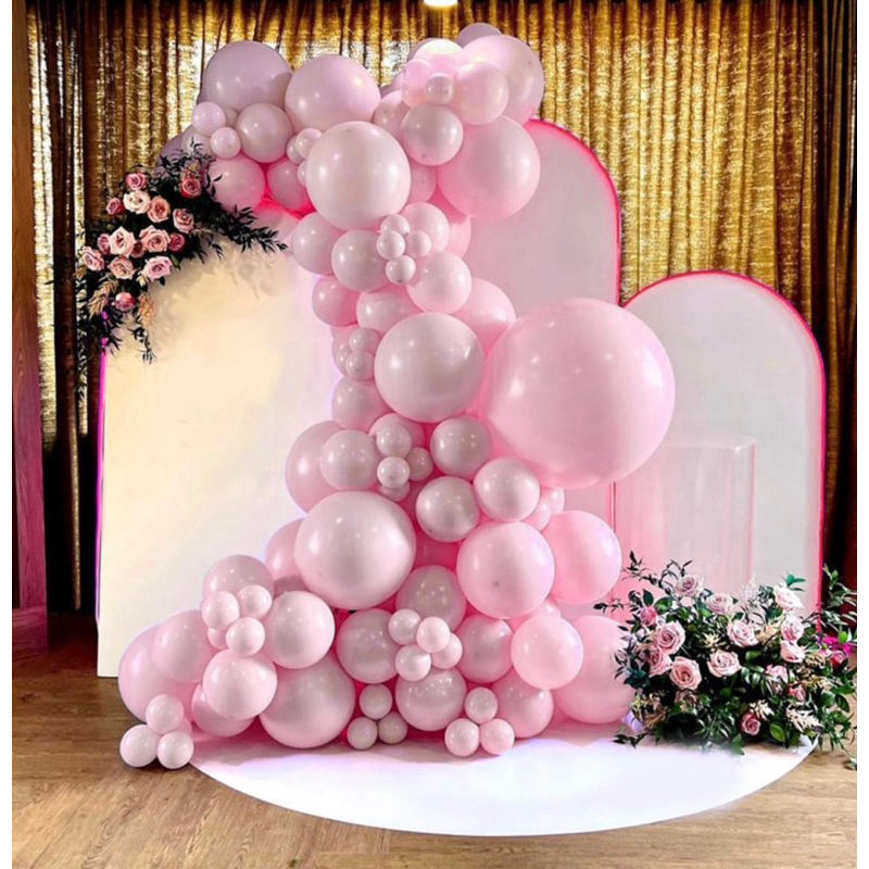 100 Bong bóng pastel tròn 10in thổi ra 25cm