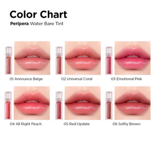 [Hỏa tốc] Son Tint Bóng Peripera Bare Water Tint