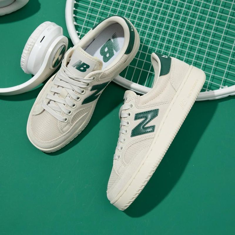 Giày New Balance WMNS Pro Court Beige Green PROCTCCG chính hãng cho nam nữ, New Balance real fullbox Farins Store