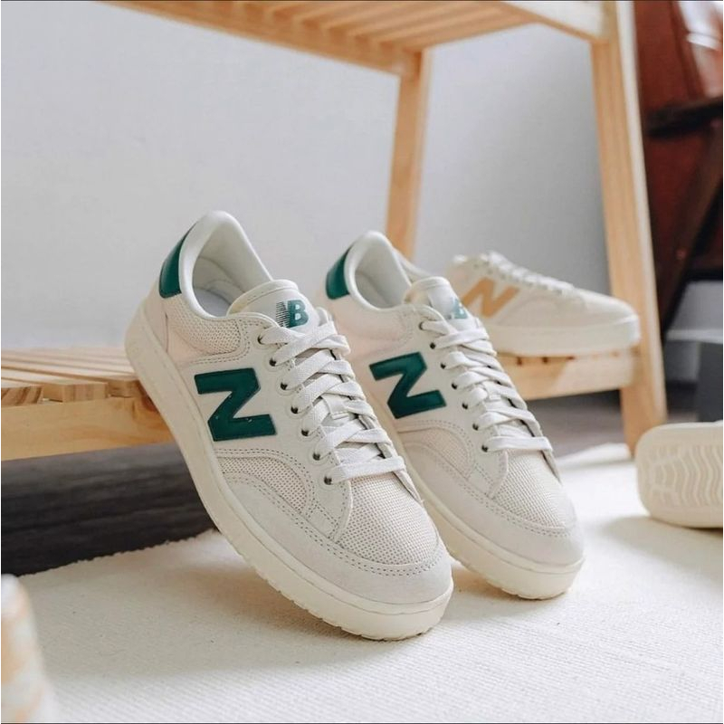 Giày New Balance WMNS Pro Court Beige Green PROCTCCG chính hãng cho nam nữ, New Balance real fullbox Farins Store