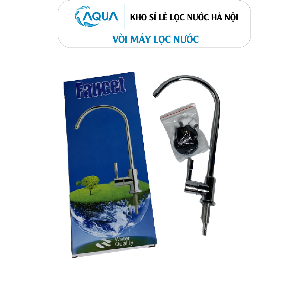 Vòi máy lọc nước đấu nhanh, vòi gạt inox vòi cổ ngỗng dùng cho máy lọc nước ro gia đình