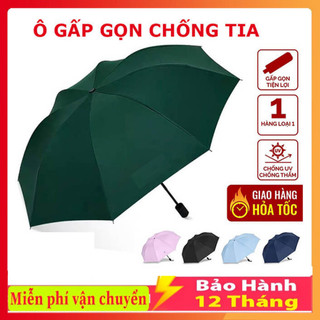  Ô che mưa gấp gọn phong cách Hàn Quốc - Dù che mưa nắng chống tia UV cao cấp 