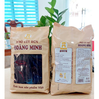 PHỞ gạo lứt Đen Hoàng Minh giảm cân 100% gạo nguyên cám gói 500g