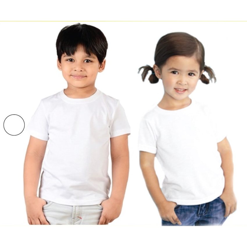 Áo thun trẻ em trơn chất liệu cotton mặc mát, dáng đẹp