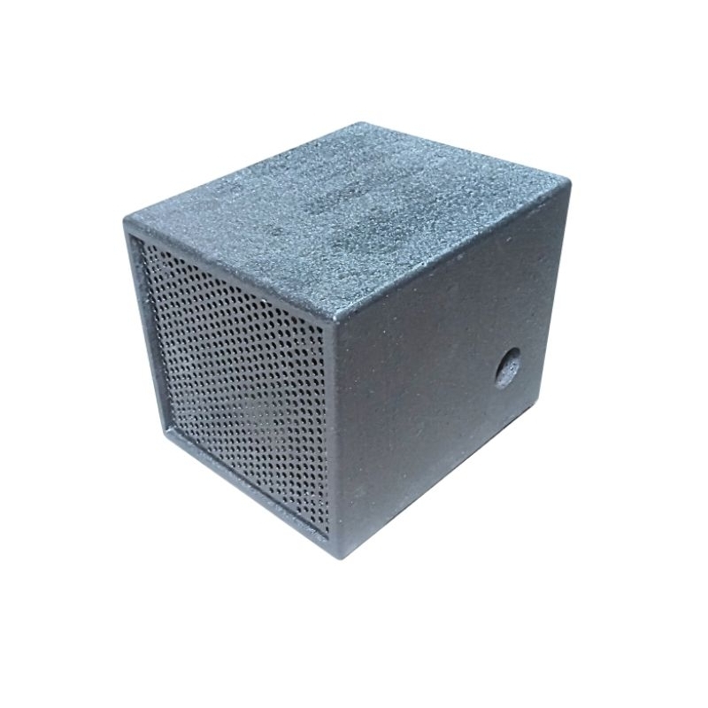 Vỏ lắp loa bass 16cm, sơn sần, lưới thép