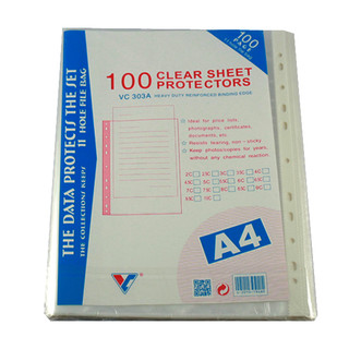 Bìa lỗ A4 4 lạng - File ni lông lưu trữ hồ sơ