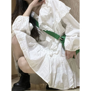 Đầm baby doll phối ren tiều thư siêu xinh