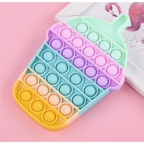 Pop it Đồ Chơi Giải Trí Hỗ Trợ Giảm Căng Thẳng Hiệu Quả - Nhiều Màu Sắc Cho Bé