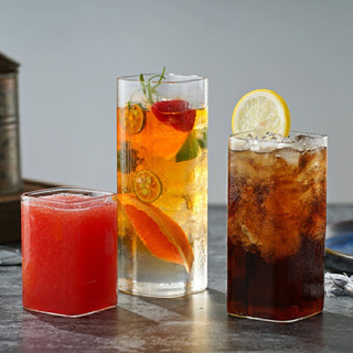 Ly thủy tinh vuông 400ml ~ 500ml (Thủy tinh chịu nhiệt Borosilicat)
