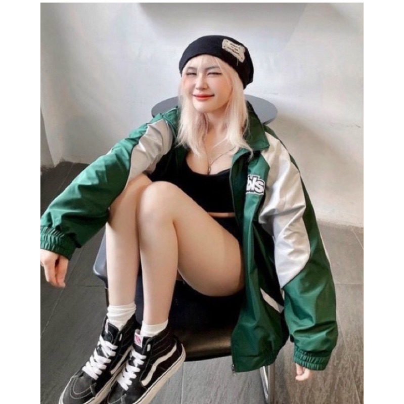 Áo khoác dù JACKET Cao Cấp SWDR khóa Zip UNISEX form rộng nam nữ chất dù 2 lớp dày dặn TPP FASHION 17